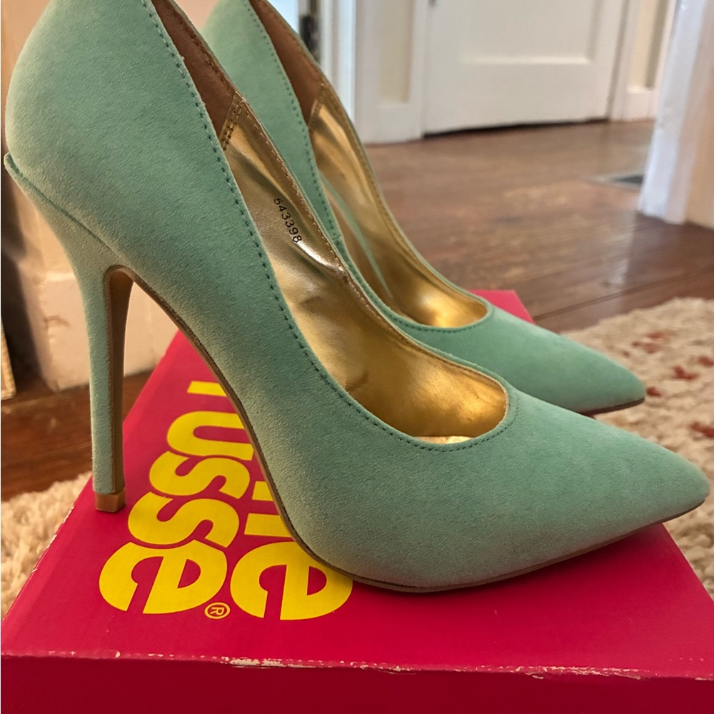 Charlotte Russe Mint Green Heels